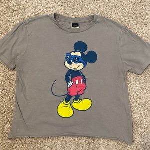 Womens crop Disney tee